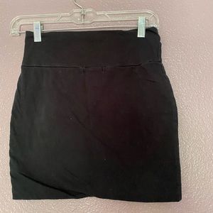 Plain black skirt